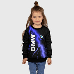 Свитшот детский BMW, цвет: 3D-черный — фото 2