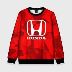 Свитшот детский HONDA, цвет: 3D-черный