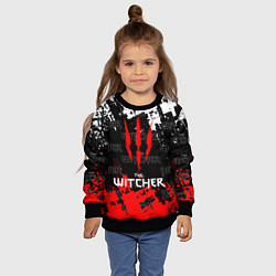 Свитшот детский The Witcher, цвет: 3D-черный — фото 2