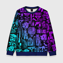 Свитшот детский THE LAST OF US 2, цвет: 3D-синий