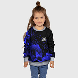 Свитшот детский HONDA, цвет: 3D-меланж — фото 2