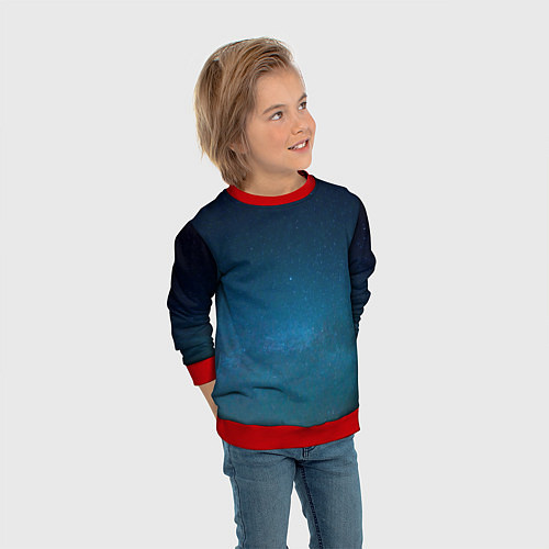 Детский свитшот BlueSpace / 3D-Красный – фото 3