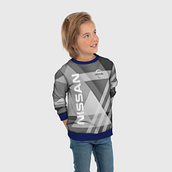 Свитшот детский NISSAN, цвет: 3D-синий — фото 2