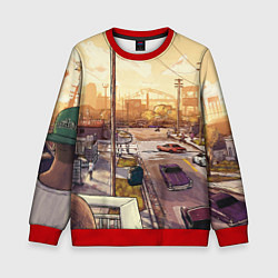 Свитшот детский GTA San Andreas, цвет: 3D-красный