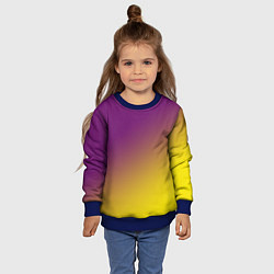 Свитшот детский ГРАДИЕНТ, цвет: 3D-синий — фото 2