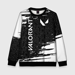 Свитшот детский VALORANT ВАЛОРАНТ, цвет: 3D-черный