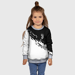 Свитшот детский JUVENTUS, цвет: 3D-меланж — фото 2