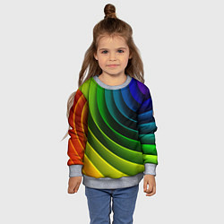 Свитшот детский Color 2058, цвет: 3D-меланж — фото 2