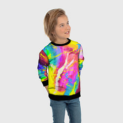 Свитшот детский ТИ-ДАЙ, цвет: 3D-черный — фото 2