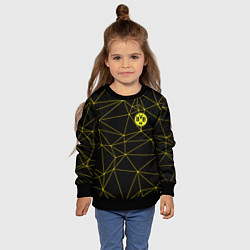 Свитшот детский BORUSSIA, цвет: 3D-черный — фото 2