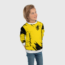 Свитшот детский CYBERPUNK 2077, цвет: 3D-белый — фото 2