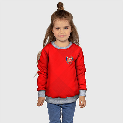 Детский свитшот ARSENAL / 3D-Меланж – фото 4