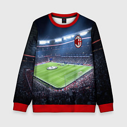 Свитшот детский FC MILAN, цвет: 3D-красный