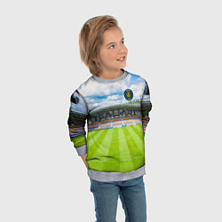 Свитшот детский FC INTER, цвет: 3D-меланж — фото 2