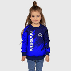 Свитшот детский NISSAN, цвет: 3D-синий — фото 2