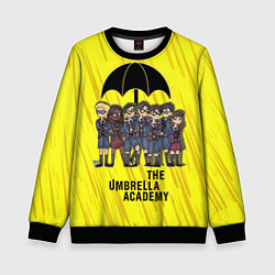 Свитшот детский The Umbrella Academy, цвет: 3D-черный