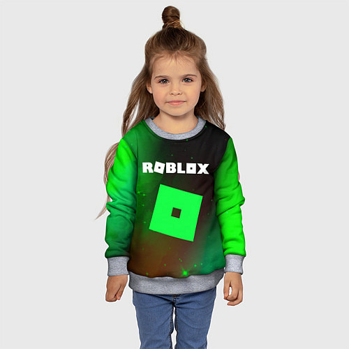 Детский свитшот ROBLOX РОБЛОКС / 3D-Меланж – фото 4