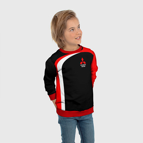 Детский свитшот EVO Racer uniform / 3D-Красный – фото 3