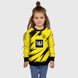 Свитшот детский HAALAND Borussia Dortmund, цвет: 3D-черный — фото 2