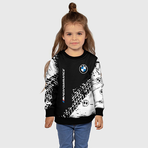 Детский свитшот BMW БМВ / 3D-Черный – фото 4