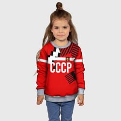 Свитшот детский Форма сборной по футболу 1991, цвет: 3D-меланж — фото 2