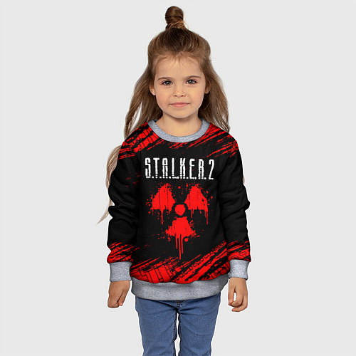 Детский свитшот STALKER 2 СТАЛКЕР 2 / 3D-Меланж – фото 4