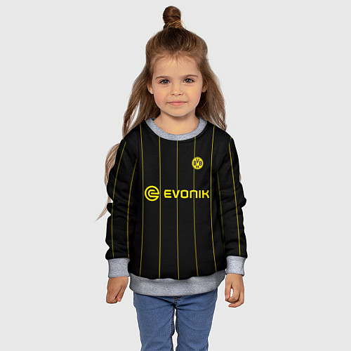 Детский свитшот BORUSSIA DORTMUND / 3D-Меланж – фото 4