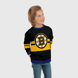 Свитшот детский BOSTON BRUINS NHL, цвет: 3D-синий — фото 2