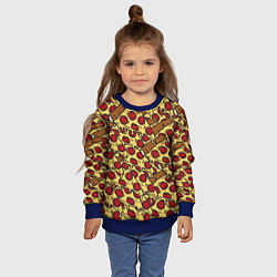 Свитшот детский ПРАВИЛЬНОЕ ПИТАНИЕ, цвет: 3D-синий — фото 2