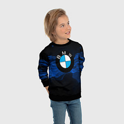 Свитшот детский BMW, цвет: 3D-черный — фото 2