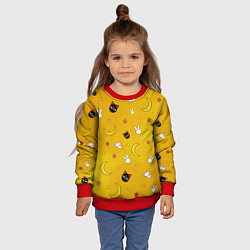 Свитшот детский СЕЙЛОР МУН, цвет: 3D-красный — фото 2