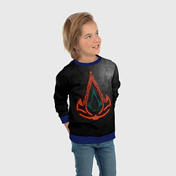 Свитшот детский Assassins Creed Valhalla, цвет: 3D-синий — фото 2