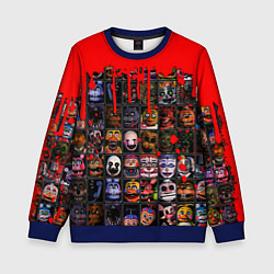 Свитшот детский Five Nights At Freddys, цвет: 3D-синий