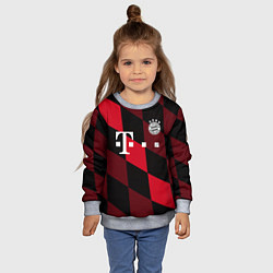Свитшот детский ФК Бавария Мюнхен, цвет: 3D-меланж — фото 2