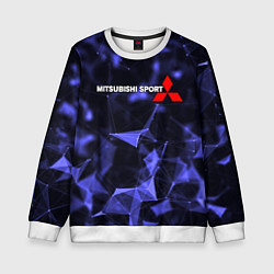 Свитшот детский MITSUBISHI, цвет: 3D-белый