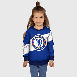Свитшот детский Chelsea SPORT, цвет: 3D-синий — фото 2