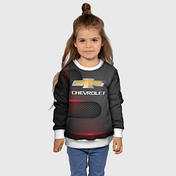 Свитшот детский CHEVROLET, цвет: 3D-белый — фото 2