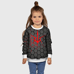 Свитшот детский КОД ГИАСС, цвет: 3D-белый — фото 2