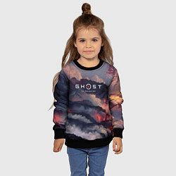 Свитшот детский Ghost of Tsushima, цвет: 3D-черный — фото 2