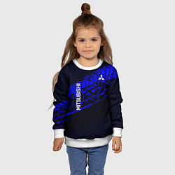 Свитшот детский Mitsubishi, цвет: 3D-белый — фото 2