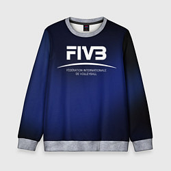 Свитшот детский FIVB Volleyball, цвет: 3D-меланж