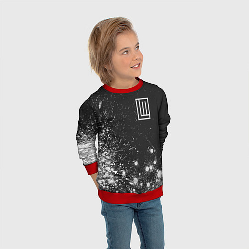 Детский свитшот LINDEMANN ЛИНДЕМАНН / 3D-Красный – фото 3