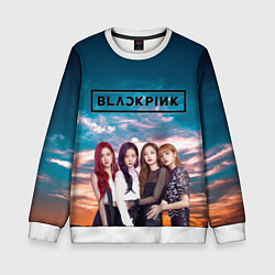 Свитшот детский BlackPink, цвет: 3D-белый