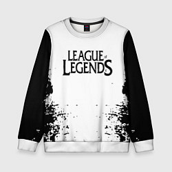 Свитшот детский League of legends, цвет: 3D-белый