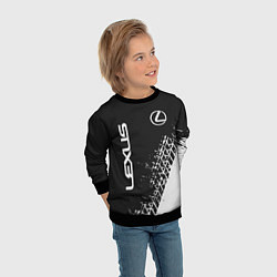 Свитшот детский LEXUS ЛЕКСУС, цвет: 3D-черный — фото 2