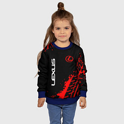 Свитшот детский LEXUS ЛЕКСУС, цвет: 3D-синий — фото 2
