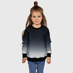 Свитшот детский Градиент, цвет: 3D-черный — фото 2
