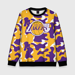 Свитшот детский LA LAKERS ЛЕЙКЕРС, цвет: 3D-черный