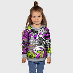 Свитшот детский Watch Dogs: Legion, цвет: 3D-меланж — фото 2