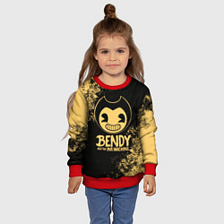 Свитшот детский Bendy And The Ink Machine, цвет: 3D-красный — фото 2